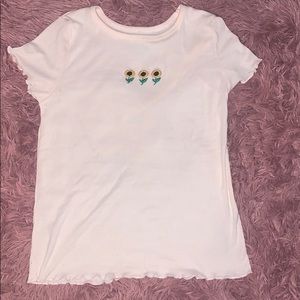 Cute floral pink t shirt